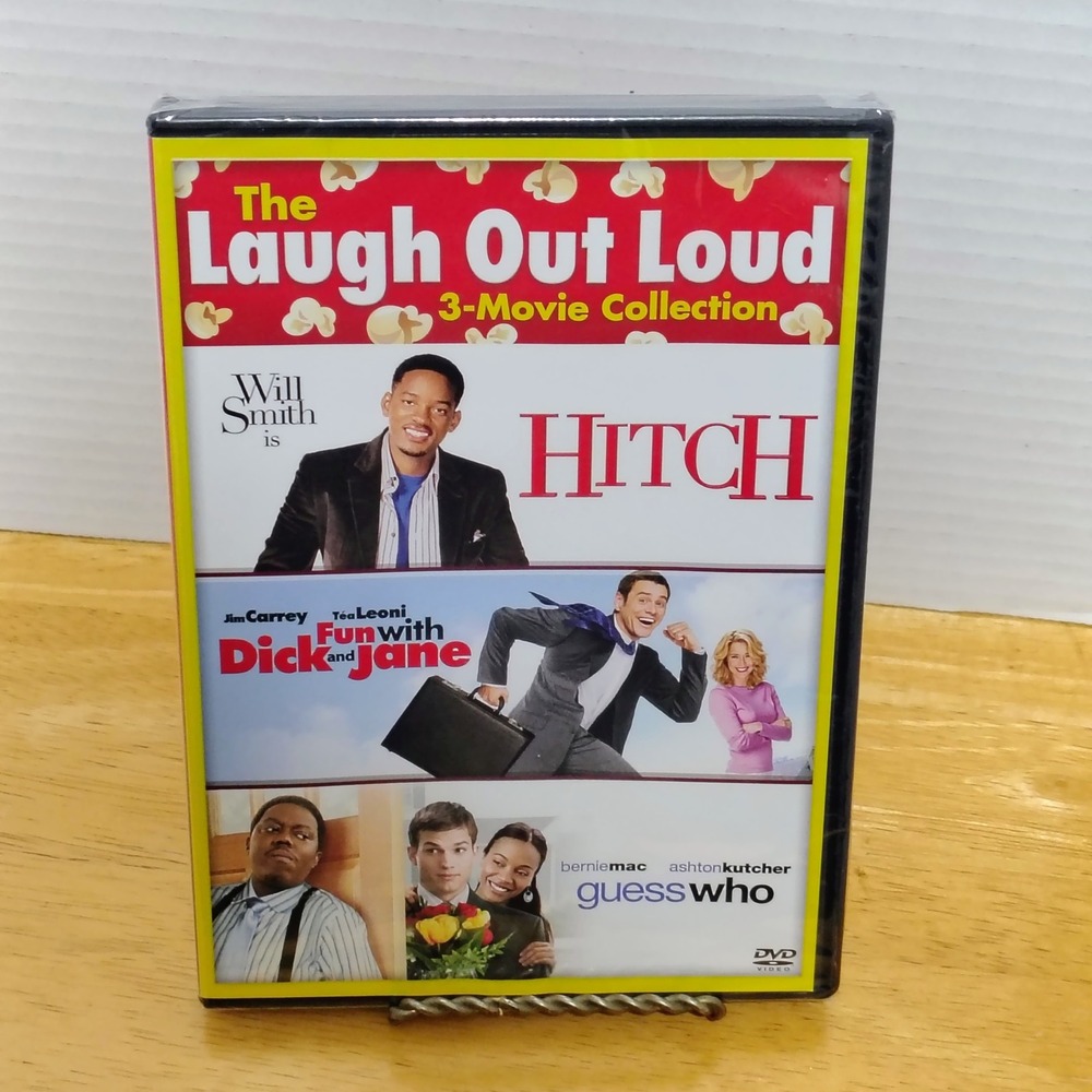 The Laugh‎ Out Loud 3 Movie Collection DVD Hitch Dick and Jane Guess Who New